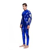 levne Lesklé kostýmy-Zentai obleky Cosplay kostým Bodýčko Karnevalový kostým Oblek na celé tělo Pánské Pohlaví Sexy kostým Jednobarevné Spandex Latex Kostým pro Vánoce předvečer Všech svatých Karneval Dospělé