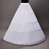 billige Bryllupsslips-Bryllup / Fest Underkjoler POLY Gulvlengde Formeslips / Lang Lengde med