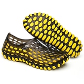 cheap Men&#039;s Sneakers-Men&#039;s Women&#039;s Black and Blue Barefoot Perforated Slip-On Water Shoes with Rubber Sole for Comfortable Beach and Water Activities