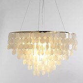 economico Lampadari-Lampadario 4 luci 50 cm scocca in metallo finiture verniciate moderno 110-120v / 220-240v