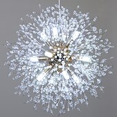 お買い得  グローブデザイン-現代電気メッキグローブシャンデリア花火ヴィンテージペンダントライトリビングルームダイニングルームg9電球ベース