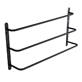cheap Towel Bars-Wall Mounted Towel Rack,Stainless Steel 3-TierTowel Bar Storage Shelf for Bathroom 60cm Towel Holder Towel Rail Towel Hanger