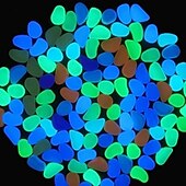 cheap Statues-1pack Glow in the Dark Garden Pebbles For Sidewalk Garden Terrace Lawn Garden Patio Fish Tank Aquarium Decoration Glow Stone