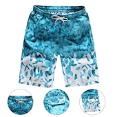 billiga boxersimbyxor för män-Herr Badshorts Boardshorts Lättvikt Snabb tork Underdelar Snörning Med fickor Simmning Surfing Strand Vattensport Tryckt Vår Sommar Höst