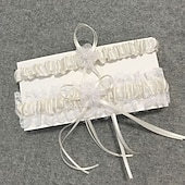 voordelige Bruiloftskousenbanden-Kant Klassieke sieraden / Vintage-stijl Bruiloft kousenband Met Strik / Elastiek Kousenbanden Bruiloft / Feesten &amp; Uitgaan