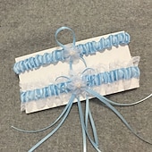 voordelige Bruiloftskousenbanden-Kant Klassieke sieraden / Vintage-stijl Bruiloft kousenband Met Strik / Elastiek Kousenbanden Bruiloft / Feesten &amp; Uitgaan