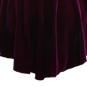 ieftine Rochii de patinaj artistic-Rochie de Patinaj Artistic Pentru femei Fete Πατινάζ στο πάγο Rochii Ținute Yan roz Ametist Violet Flori Spandex Înaltă Elasticitate Competiție Ținută Patinaj Cald Confecționat Manual Cu bijuterii