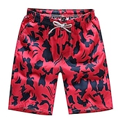 billiga boxersimbyxor för män-Herr Badshorts Boardshorts Lättvikt Snabb tork Underdelar Snörning Med fickor Simmning Surfing Strand Vattensport Tryckt Vår Sommar Höst