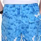 billiga boxersimbyxor för män-Herr Badshorts Boardshorts Lättvikt Snabb tork Underdelar Snörning Med fickor Simmning Surfing Strand Vattensport Tryckt Vår Sommar Höst