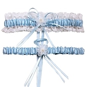 voordelige Bruiloftskousenbanden-Kant Klassieke sieraden / Vintage-stijl Bruiloft kousenband Met Strik / Elastiek Kousenbanden Bruiloft / Feesten &amp; Uitgaan