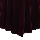 ieftine Rochii de patinaj artistic-Rochie de Patinaj Artistic Pentru femei Fete Πατινάζ στο πάγο Rochii Ținute Yan roz Ametist Violet Flori Spandex Înaltă Elasticitate Competiție Ținută Patinaj Cald Confecționat Manual Cu bijuterii