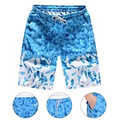 billiga boxersimbyxor för män-Herr Badshorts Boardshorts Lättvikt Snabb tork Underdelar Snörning Med fickor Simmning Surfing Strand Vattensport Tryckt Vår Sommar Höst