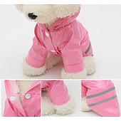 Hund Katze Regenmantel Jacke Reflexionsband Welpenkleidung Regenjacke Mode Wasserdicht Winddicht Trendy Reflektierend Wasserdicht Outdoor Hundebekleidung preiswerte Regenmantel-Hund Katze Regenmantel Jacke Reflexionsband Welpenkleidung Regenjacke Mode Wasserdicht Winddicht Trendy Reflektierend Wasserdicht Outdoor Hundebekleidung
