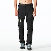voordelige Bodems-wandelen stretch broek heren converteerbare sneldrogende lichtgewicht afritsbare outdoor reizen safari broek # 818-khaki-40