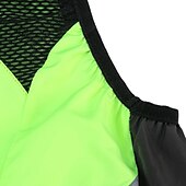 voordelige Herenjassen &amp; Gilets-WOSAWE Voor heren Wielrenvest Mouwloos Bergracen Wegwielrennen Marine Zwart Groen Fietsen Ves / Mouwloos Shirt Winddicht Reflecterende strips Achterzak Sport Effen Kleur Kleding / Gevorderd / Rekbaar