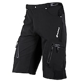preiswerte Fahrradhosen Herren-Nuckily herren mtb shorts lycra radhose wasserdicht atmungsaktiv schnell trocknend leicht und baggy reißverschlusstaschen sommer fahrradbekleidung berg rennrad radsport fortgeschritten schwarz