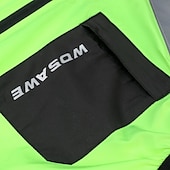 voordelige Herenjassen &amp; Gilets-WOSAWE Voor heren Wielrenvest Mouwloos Bergracen Wegwielrennen Marine Zwart Groen Fietsen Ves / Mouwloos Shirt Winddicht Reflecterende strips Achterzak Sport Effen Kleur Kleding / Gevorderd / Rekbaar