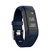 رخيصةأون عصابات ساعات Garmin-حزام إلى جارمين vivosmart HR+ / Approach X10 / X40 سيليكون إستبدال حزام مطاط قابل للتعديل متنفس عصابة الرياضة معصمه