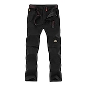 economico Pantaloni e pantaloncini-Per uomo Pantaloni convertibili Pantaloni da escursione Estate Esterno Impermeabile Traspirante Asciugatura rapida Multi Pocket Pantalone / Sovrapantaloni Pantaloni Vita elastica Verde militare Cachi