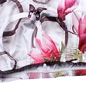 abordables Maillots de mujer-Mujer Maillot de Ciclismo Estampado Flores Botánica Flor Manga Corta Bicicleta Maillot Camiseta con 3 bolsillos traseros MTB Bicicleta Montaña Ciclismo Carretera Secado rápido Resistente a los UV