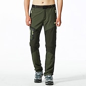 voordelige Bodems-wandelen stretch broek heren converteerbare sneldrogende lichtgewicht afritsbare outdoor reizen safari broek # 818-khaki-40