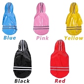 Hund Katze Regenmantel Jacke Reflexionsband Welpenkleidung Regenjacke Mode Wasserdicht Winddicht Trendy Reflektierend Wasserdicht Outdoor Hundebekleidung preiswerte Regenmantel-Hund Katze Regenmantel Jacke Reflexionsband Welpenkleidung Regenjacke Mode Wasserdicht Winddicht Trendy Reflektierend Wasserdicht Outdoor Hundebekleidung
