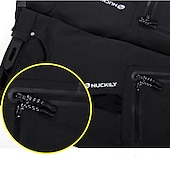 preiswerte Fahrradhosen Herren-Nuckily herren mtb shorts lycra radhose wasserdicht atmungsaktiv schnell trocknend leicht und baggy reißverschlusstaschen sommer fahrradbekleidung berg rennrad radsport fortgeschritten schwarz
