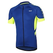 cheap Women's Jerseys-Men's Cycling Jersey Solid Color Short Sleeve Bike Jersey with 3 Rear Pockets Mountain Bike MTB Road Bike Cycling Breathability Reflective Strips Back Pocket Ultra Light Fabric Sports Dark Grey White