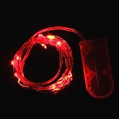 economico Striscie luci a batteria-2 m led luci stringa fata 100 pz 20 led luci filo di rame multi colore per la decorazione del regalo della camera da letto del partito di festa di nozze