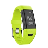 رخيصةأون عصابات ساعات Garmin-حزام إلى جارمين vivosmart HR+ / Approach X10 / X40 سيليكون إستبدال حزام مطاط قابل للتعديل متنفس عصابة الرياضة معصمه
