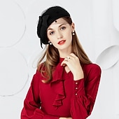 economico Cappelli da Festa-Lana Cappello Kentucky Derby / Copricapo con Fiocco 1 pc Matrimonio / Festa / Serata / San Valentino Copricapo