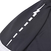 cheap Women's Jerseys-Men's Cycling Jersey Solid Color Short Sleeve Bike Jersey with 3 Rear Pockets Mountain Bike MTB Road Bike Cycling Breathability Reflective Strips Back Pocket Ultra Light Fabric Sports Dark Grey White