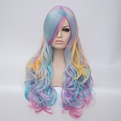 cheap Movie Character Wigs-Cosplay Wig  Wig Witches/Wizard Wig Black and White Wig Cruella Deville Wig Synthetic Wig for Women Halloween Wigs