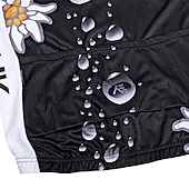 voordelige Herenkleding sets-Dames Korte mouw Wielrenshirt met shorts Zomer Nylon Elastaan Polyester Wit Zwart Flora Botanisch Grappig Fietsen Short / Broekje Shirt Gewatteerde shorts waterdicht 3D-pad Ademend / Gevorderd