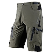 preiswerte Fahrradhosen Herren-Nuckily herren mtb shorts lycra radhose wasserdicht atmungsaktiv schnell trocknend leicht und baggy reißverschlusstaschen sommer fahrradbekleidung berg rennrad radsport fortgeschritten schwarz