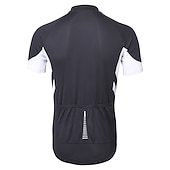 cheap Women's Jerseys-Men's Cycling Jersey Solid Color Short Sleeve Bike Jersey with 3 Rear Pockets Mountain Bike MTB Road Bike Cycling Breathability Reflective Strips Back Pocket Ultra Light Fabric Sports Dark Grey White