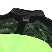 voordelige Herenjassen &amp; Gilets-WOSAWE Voor heren Wielrenvest Mouwloos Bergracen Wegwielrennen Marine Zwart Groen Fietsen Ves / Mouwloos Shirt Winddicht Reflecterende strips Achterzak Sport Effen Kleur Kleding / Gevorderd / Rekbaar