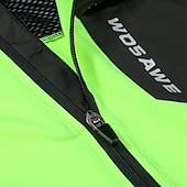 voordelige Herenjassen &amp; Gilets-WOSAWE Voor heren Wielrenvest Mouwloos Bergracen Wegwielrennen Marine Zwart Groen Fietsen Ves / Mouwloos Shirt Winddicht Reflecterende strips Achterzak Sport Effen Kleur Kleding / Gevorderd / Rekbaar