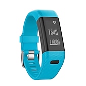 رخيصةأون عصابات ساعات Garmin-حزام إلى جارمين vivosmart HR+ / Approach X10 / X40 سيليكون إستبدال حزام مطاط قابل للتعديل متنفس عصابة الرياضة معصمه