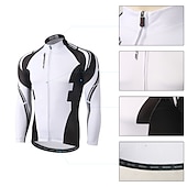 cheap Men&#039;s Clothing Sets-Men&#039;s Cycling Jersey with Bib Tights Long Sleeve Mountain Bike MTB Road Bike Cycling Winter Black Yellow Red Bike Pants / Trousers Jersey Bib Tights Thermal Warm Fleece Lining Windproof 3D Pad