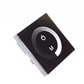 baratos Interruptores-ZDM® 1pç SMD 3528 / SMD 5050 Smart / Acessório de lâmpada / Acessório Light Strip Plástico e metal / Acrílico Regulador de Luz para luz de tira do diodo emissor de luz 120 W