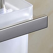 olcso Vécékefetartók-WC kefetartó szett új kivitelben, modern rozsdamentes acél falra szerelhető ezüstös 1db