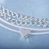 voordelige Lichaamssieraden-Dames Enkelband Enkele Draad Romantisch Enkelring  Sieraden Wit Voor Straat Uitgaan