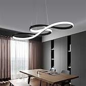 economico Design della linea-luci l.t. 1 luce 75 cm lampada a sospensione dimmerabile in acrilico lampadario a led design nota regolabile moderno per illuminazione domestica soggiorno solo dimmerabile con telecomando