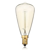 cheap Incandescent Bulbs-10pcs 40 W E14 ST48 Warm White 2200-2700 k Retro / Dimmable / Decorative Incandescent Vintage Edison Light Bulb 220-240 V