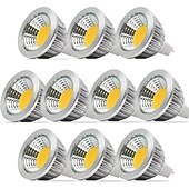 economico Lampadine-zdm 10pcs dimmerabile 5w mr16 pannocchia 400-450 lm bianco caldo / freddo bianco / naturale whitea 40 gradi angolo fascio spotlight ac / dc12v