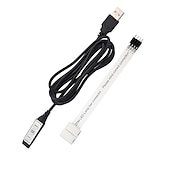 お買い得  ランプベース＆コネクタ-zdm dc5v-24v rgbミニ3キーusb 5v ledコントローラ付き4pin ledストリップコネクタsmd5050