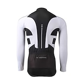 cheap Men&#039;s Clothing Sets-Men&#039;s Cycling Jersey with Bib Tights Long Sleeve Mountain Bike MTB Road Bike Cycling Winter Black Yellow Red Bike Pants / Trousers Jersey Bib Tights Thermal Warm Fleece Lining Windproof 3D Pad