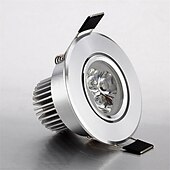 economico Lampade LED ad incasso-6 pz 3 W 300 lm 3 Perline LED Facile da installare A incasso Luci a sospensione Bianco caldo Luce fredda 85-265 V Commerciale Casa / ufficio Salotto / sala da pranzo / RoHs / CE