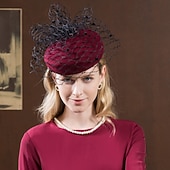 preiswerte Faszinationen-100% Wolle Kentucky Derby-Hut / Kopfbedeckung mit Schleife 1pc Normal / Freizeitskleidung Kopfschmuck